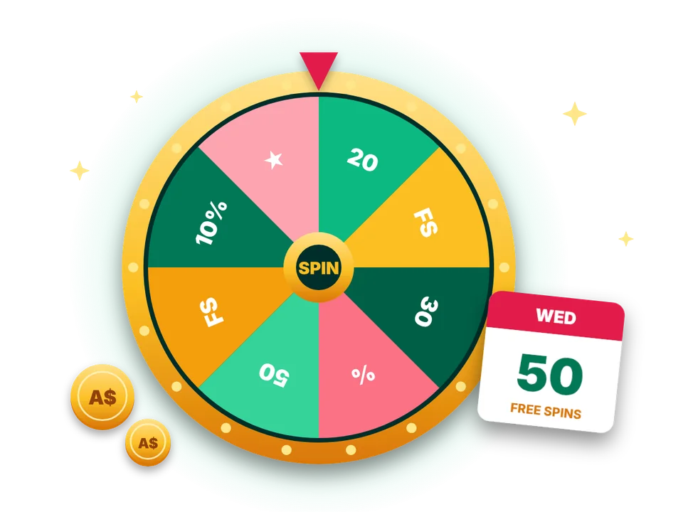WinSpirit free spins wheel and Wednesday promo calendar